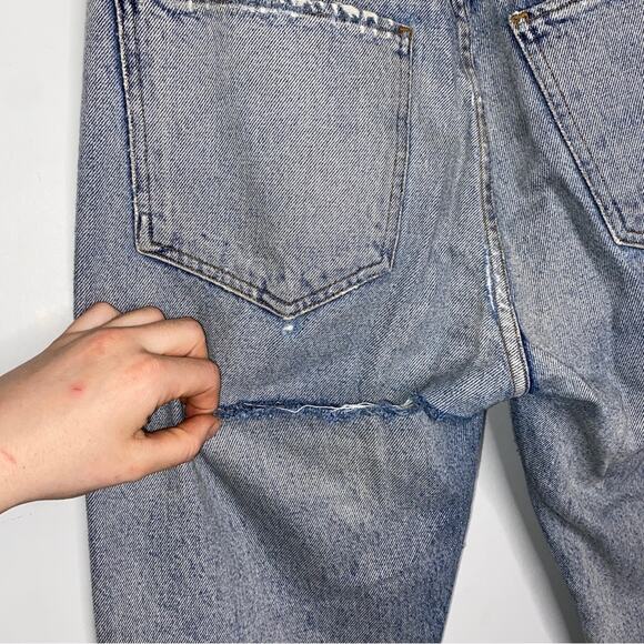 Agolde Riley Hi Rise Straight Crop Jeans - Picture 9 of 11